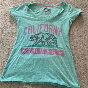 Pretty mint green and pink t-shirt 🌟price drop🌟